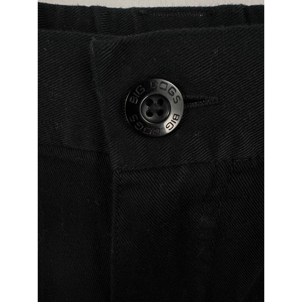 Big‎ Dogs Cargo Shorts Mens 44 Black Cotton Elastic Waist Casual Rugged - Picture 3 of 9